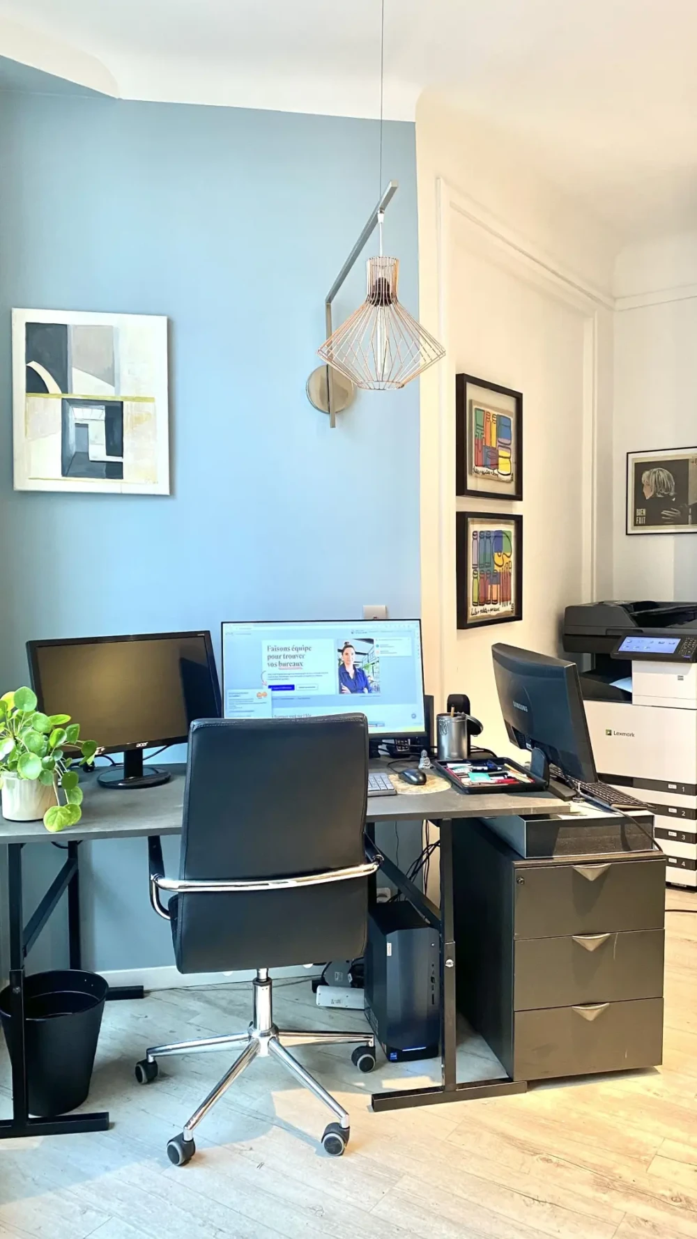 Bureau privé - 75008 - 3 postes - 1800€