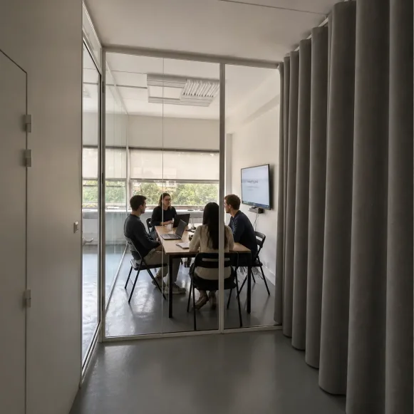 Bureau privé 100 m² 16 postes Location bureau Rue d'Aubervilliers Paris 75019 - photo 11