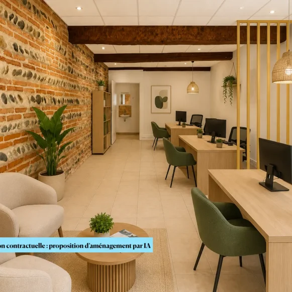 Espace indépendant 40 m² 3 postes Coworking Avenue des Pyrénées Muret 31600 - photo 7