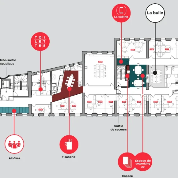 Bureau privé 50 m² 10 postes Location bureau Rue de la République Marseille 13002 - photo 6
