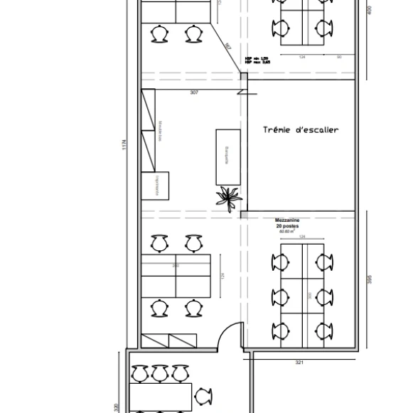 Espace indépendant 160 m² 26 postes Location bureau Rue Nollet Paris 75017 - photo 6