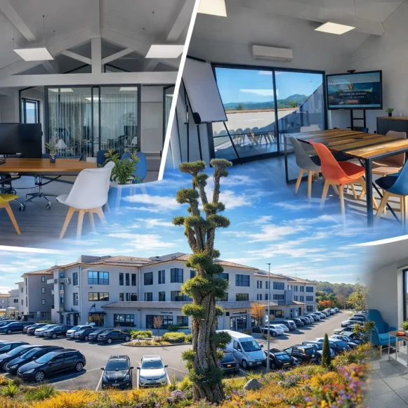 Bureau privé 10 m² 1 poste Location bureau Route de Gémenos Aubagne 13400 - photo 7