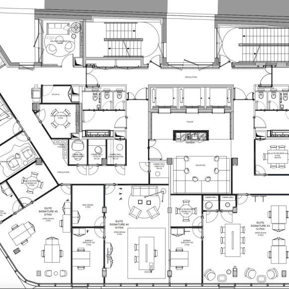 Bureau privé 58 m² 11 postes Coworking Rue de Courcelles Paris 75008 - photo 1