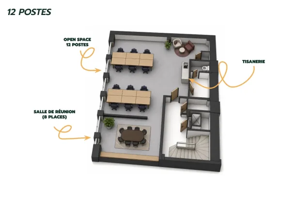 Espace indépendant - 75002 - 12 postes - 7000€