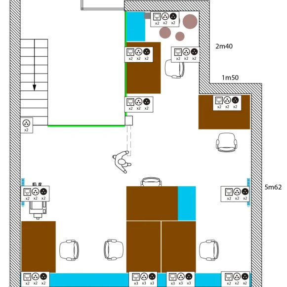 Open Space  4 postes Location bureau Boulevard Richard-Lenoir Paris 75011 - photo 8