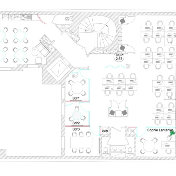 Espace indépendant 380 m² 43 postes Location bureau Avenue de l'Opéra Paris 75001 - photo 12