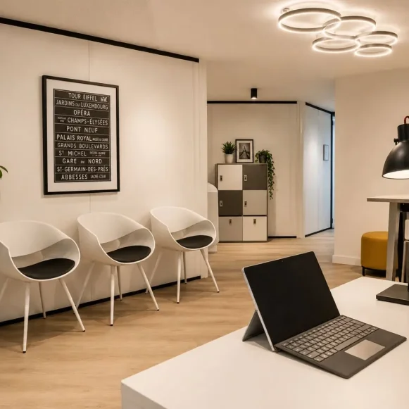 Bureau privé 30 m² 6 postes Coworking Rue de Rouvray Neuilly-sur-Seine 92200 - photo 4