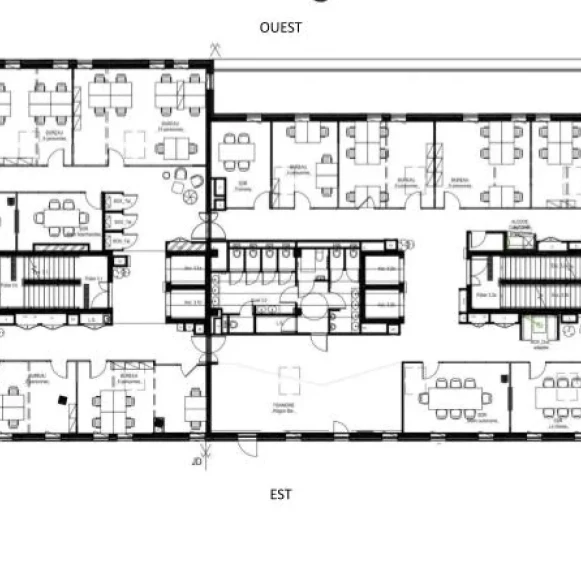 Espace indépendant 965 m² 114 postes Coworking Boulevard Van Gogh Villeneuve-d'Ascq 59650 - photo 1