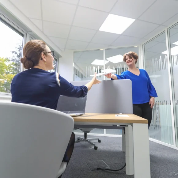 Bureau privé 12 m² 2 postes Coworking Avenue Didier Daurat Blagnac 31700 - photo 2