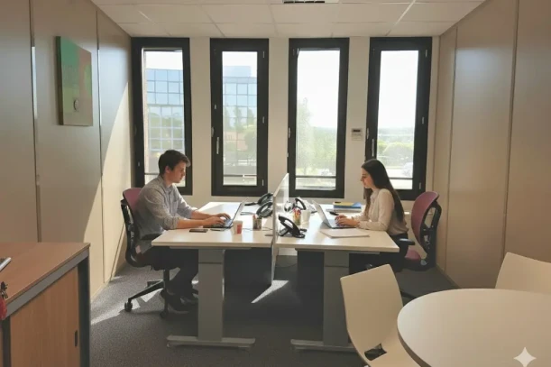 Bureau privé - 31670 - 2 postes - 700€
