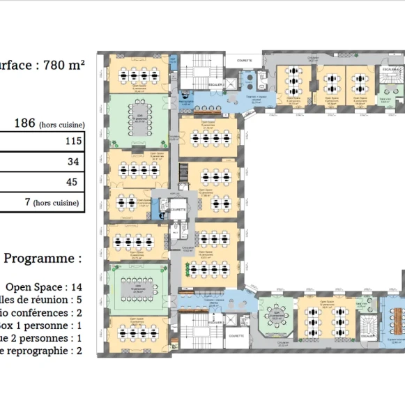 Espace indépendant 770 m² 107 postes Coworking Boulevard Haussmann Paris 75008 - photo 17