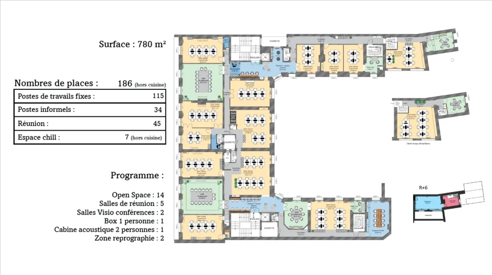 Espace indépendant - 75008 - 107 postes - 85600€