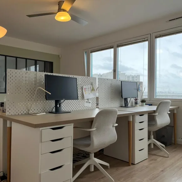 Bureau privé 57 m² 12 postes Location bureau Rue Piat Paris 75020 - photo 3