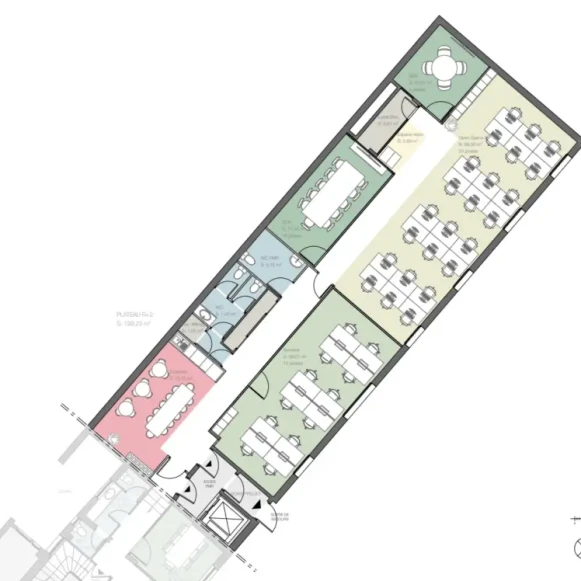 Espace indépendant 350 m² 50 postes Location bureau Rue du Rocher Paris 75008 - photo 2