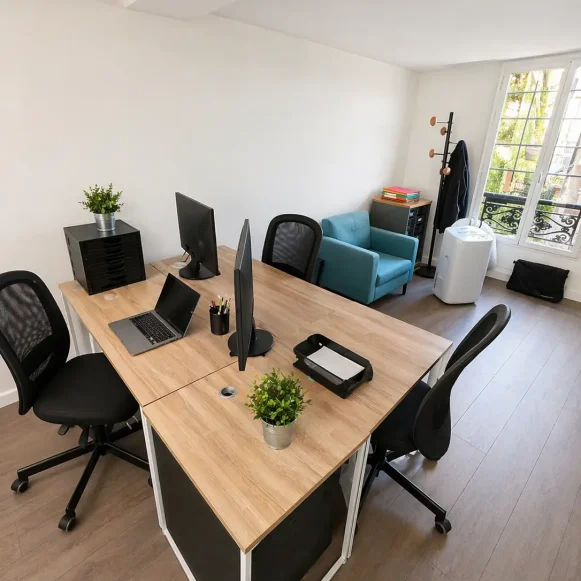 Bureau privé 61 m² 9 postes Location bureau Boulevard de Clichy Paris 75009 - photo 2