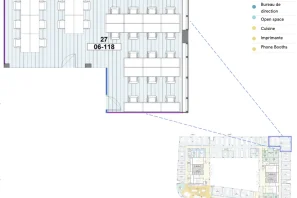 Bureau privé - 75013 - 27 postes - 9000€