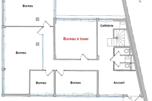 Bureau privé - 75005 - 4 postes - 1850€