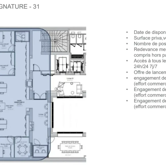 Bureau privé 163 m² 21 postes Coworking Avenue de Messine Paris 75008 - photo 12