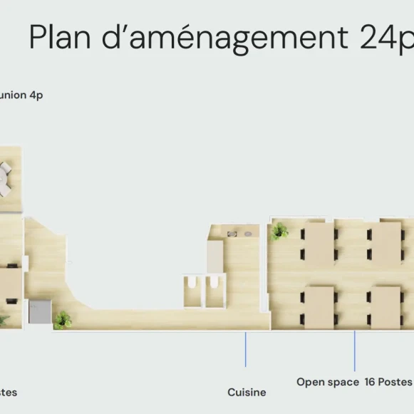 Espace indépendant 130 m² 24 postes Location bureau Rue Réaumur Paris 75002 - photo 4