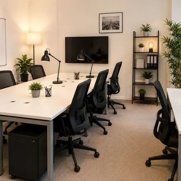 Bureau privé 30 m² 7 postes Coworking Rue de Rouvray Neuilly-sur-Seine 92200 - photo 3