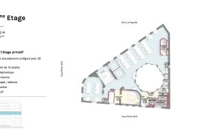 Bureau privé - 75009 - 51 postes - 43350€