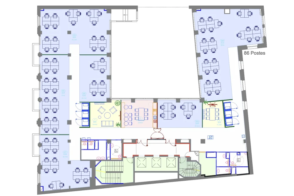 Espace indépendant - 75007 - 56 postes - 53200€