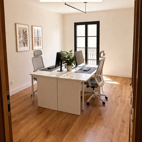Bureau privé 10 m² 4 postes Coworking Rue Marceau Pérols 34470 - photo 1