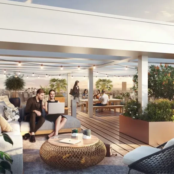 Bureau privé 320 m² 62 postes Coworking Rue de Saussure Paris 75017 - photo 2