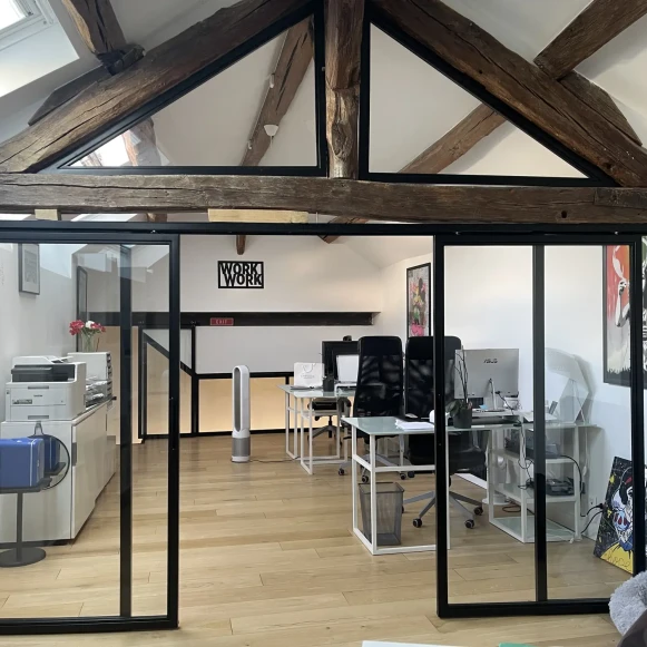 Espace indépendant 110 m² 12 postes Location bureau Rue du Docteur Foucault Nanterre 92000 - photo 2