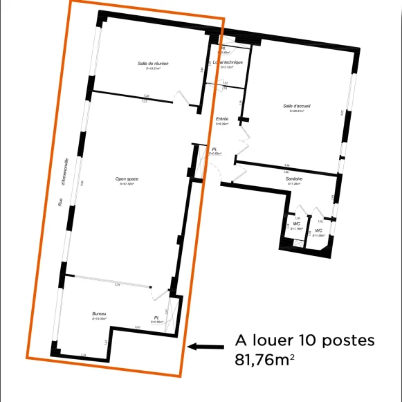Bureau privé 85 m² 10 postes Location bureau Rue d'Armenonville Neuilly-sur-Seine 92200 - photo 3
