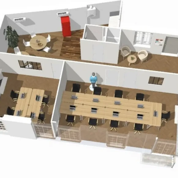 Espace indépendant 95 m² 12 postes Location bureau Rue de la République Lyon 69001 - photo 6