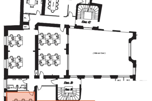 Bureau privé - 75003 - 6 postes - 3900€