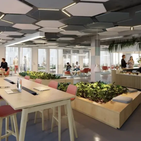 Bureau privé 12 m² 3 postes Location bureau Allée Rose Dieng-Kuntz Paris 75019 - photo 1