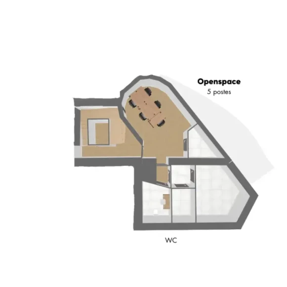 Espace indépendant 550 m² 70 postes Location bureau Rue Portalis Paris 75008 - photo 10