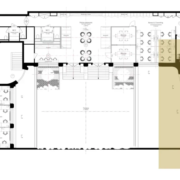 Bureau privé 90 m² 28 postes Location bureau Cours Albert 1er Paris 75008 - photo 3
