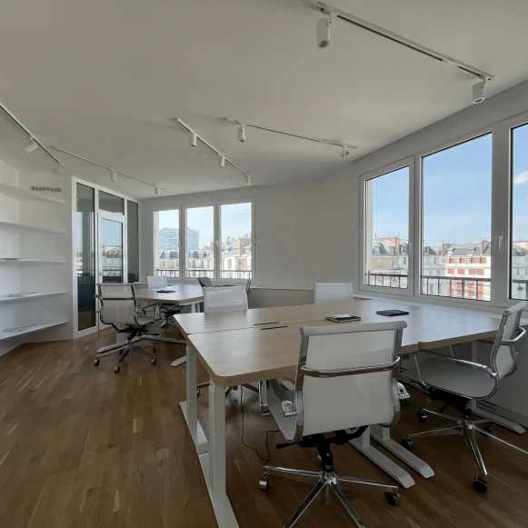 Bureau privé 30 m² 7 postes Location bureau Rue Alfred Roll Paris 75017 - photo 1