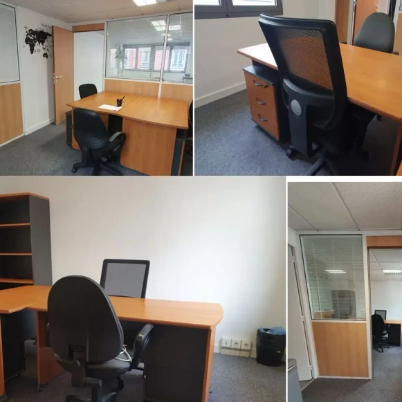 Bureau privé 14 m² 2 postes Location bureau Rue de Solférino Boulogne-Billancourt 92100 - photo 1