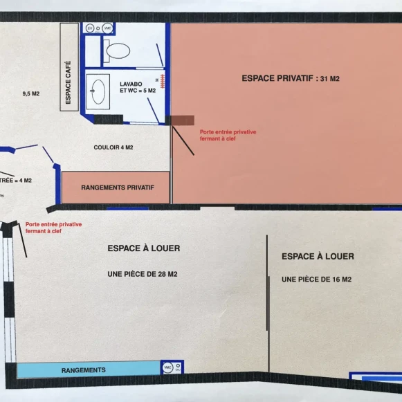 Bureau privé 45 m² 12 postes Coworking Rue Vauvilliers Paris 75001 - photo 4
