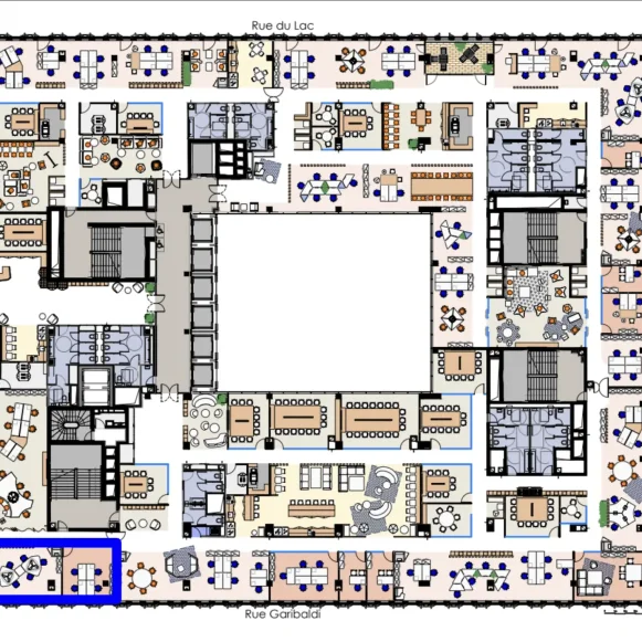 Espace indépendant 300 m² 60 postes Location bureau Rue Garibaldi Lyon 69003 - photo 5