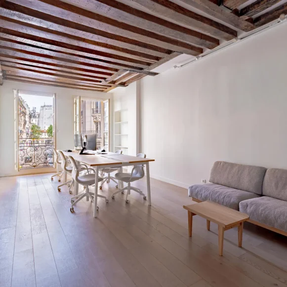 Espace indépendant 38 m² 6 postes Coworking Rue Saint-Denis Paris 75002 - photo 1