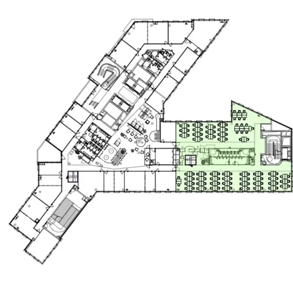 Bureau privé 256 m² 73 postes Coworking Avenue du Maine Paris 75014 - photo 1