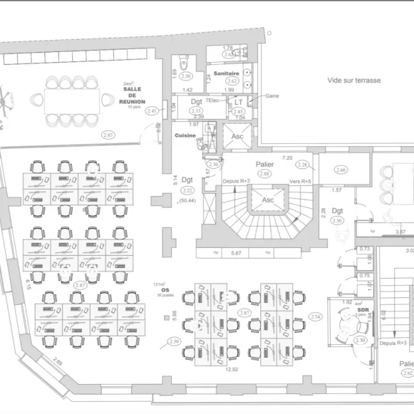Espace indépendant 270 m² 36 postes Coworking Rue d'Alexandrie Paris 75002 - photo 5