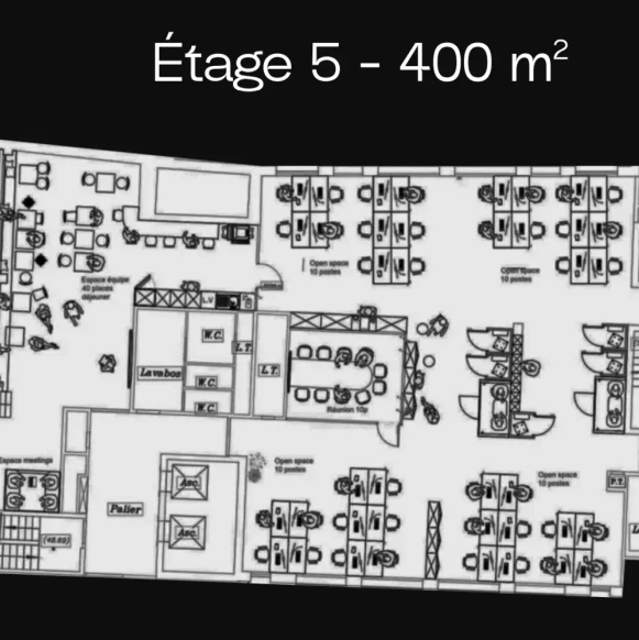 Espace indépendant 400 m² 55 postes Coworking Rue de la Victoire Paris 75009 - photo 5