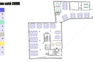 Bureau privé - 75002 - 74 postes - 48750€