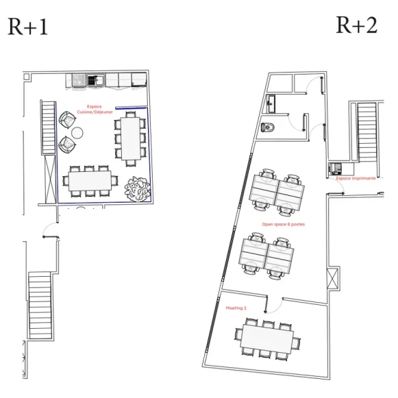 Bureau privé 60 m² 8 postes Location bureau Rue Regnault Paris 75013 - photo 1