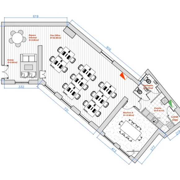 Espace indépendant 105 m² 18 postes Location bureau Avenue de l'Opéra Paris 75001 - photo 2