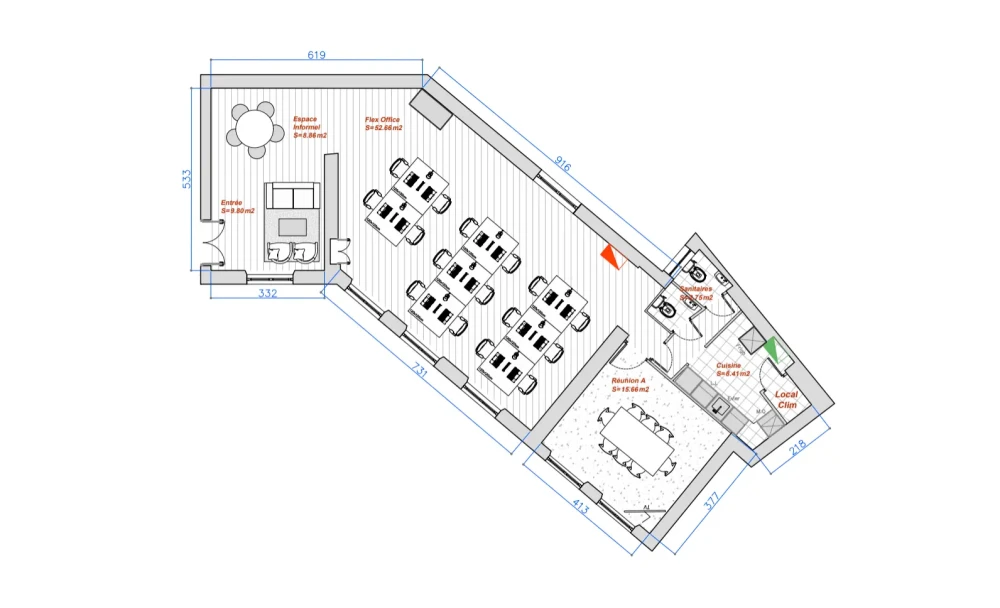 Espace indépendant - 75001 - 18 postes - 10500€