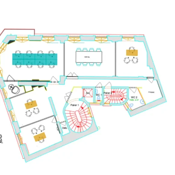 Espace indépendant 145 m² 17 postes Location bureau Boulevard Haussmann Paris 75008 - photo 5