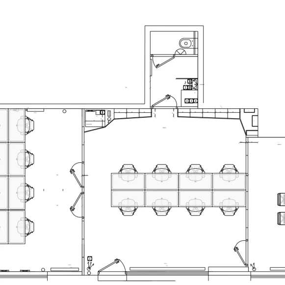 Espace indépendant 90 m² 20 postes Location bureau Rue Hallé Paris 75014 - photo 2