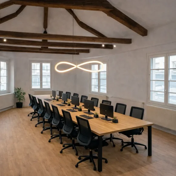 Espace indépendant 204 m² 42 postes Coworking Rue de Turenne Paris 75003 - photo 2